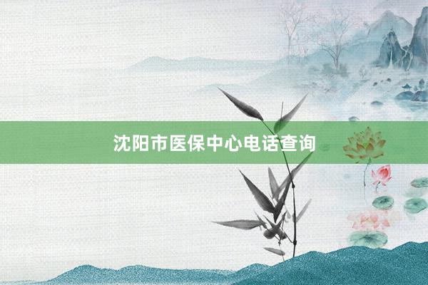 沈阳市医保中心电话查询